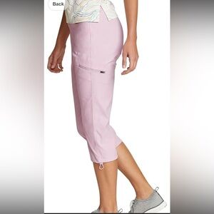 Eddie Bauer Women's Light Plum Women’s 14 Capri Pants